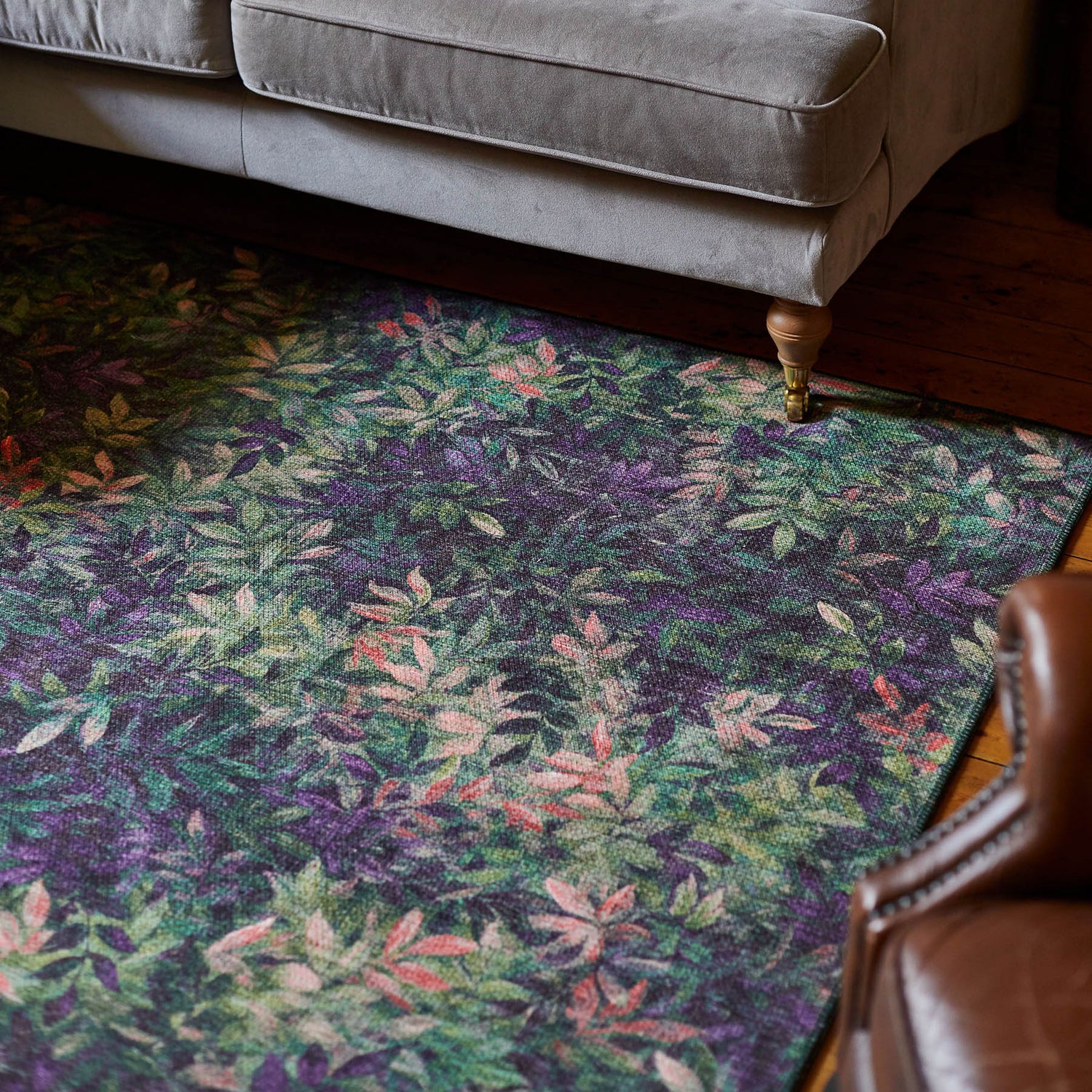 Clarke & Clarke Congo Mulberry Washable Rug - Love-Rugs