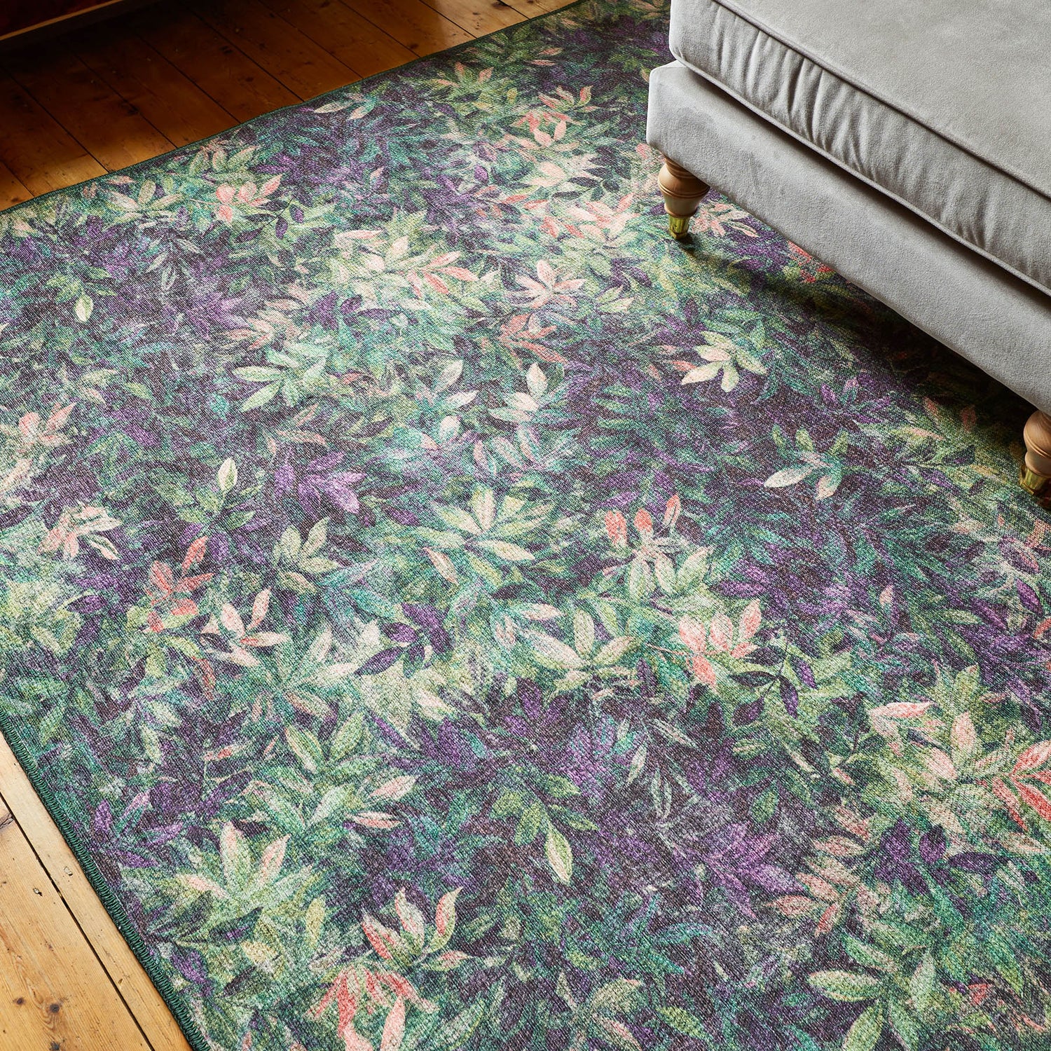 Clarke & Clarke Congo Mulberry Washable Rug - Love-Rugs