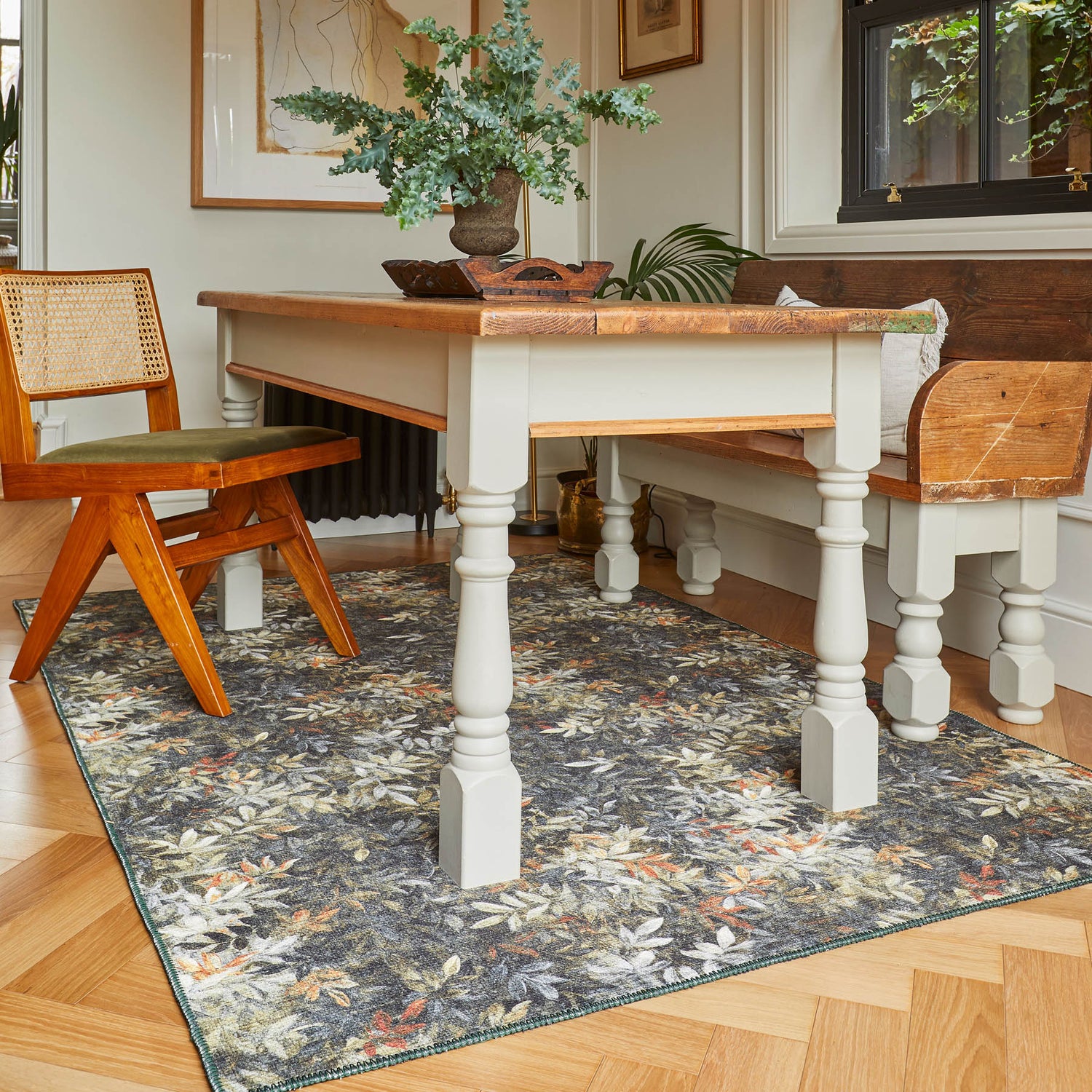 Clarke & Clarke Congo Salt & Pepper Washable Rug  -Love-Rugs