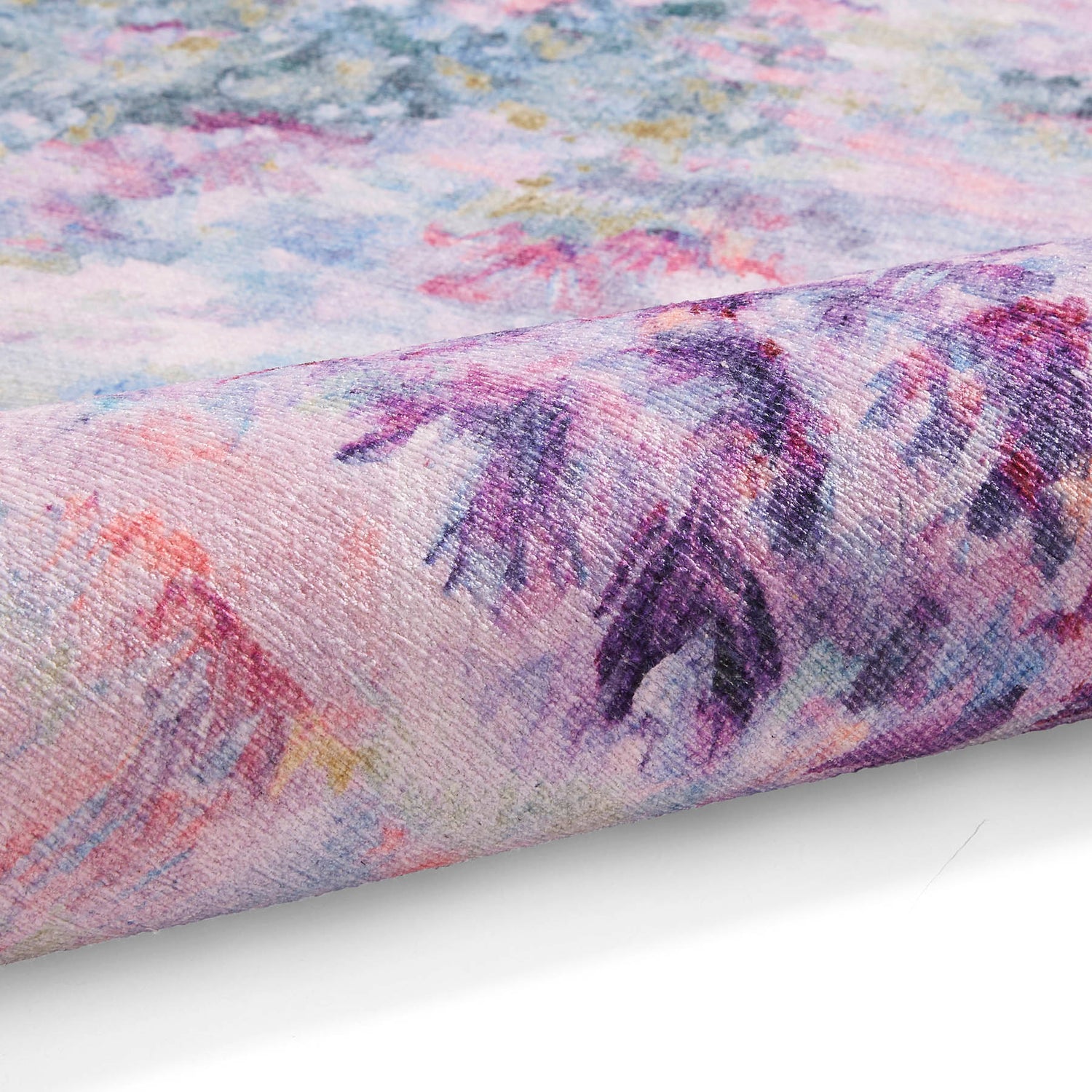 Clarke & Clarke Fiore Heather Washable Rug - Love-Rugs