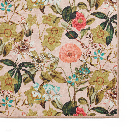 Clarke & Clarke Passiflora Blush Washable Runner Rug - Love-Rugs alternate image