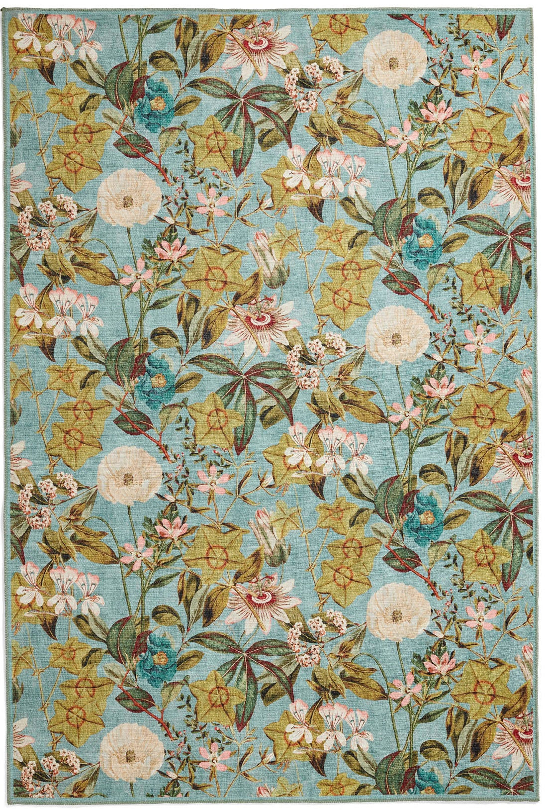 Clarke & Clarke Passiflora Mineral Washable Rug - Love-Rugs