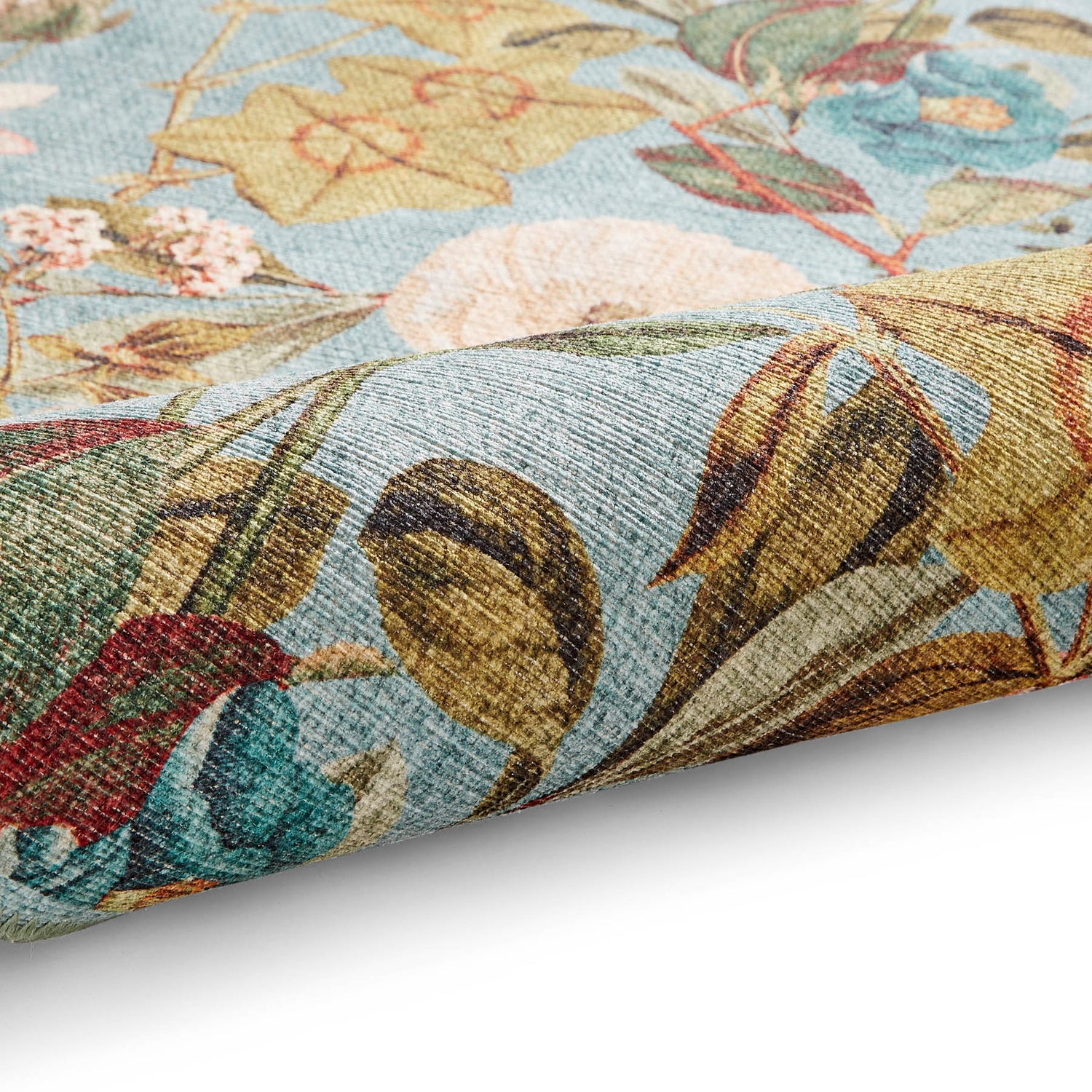 Clarke & Clarke Passiflora Mineral Washable Runner Rug - Love-Rugs