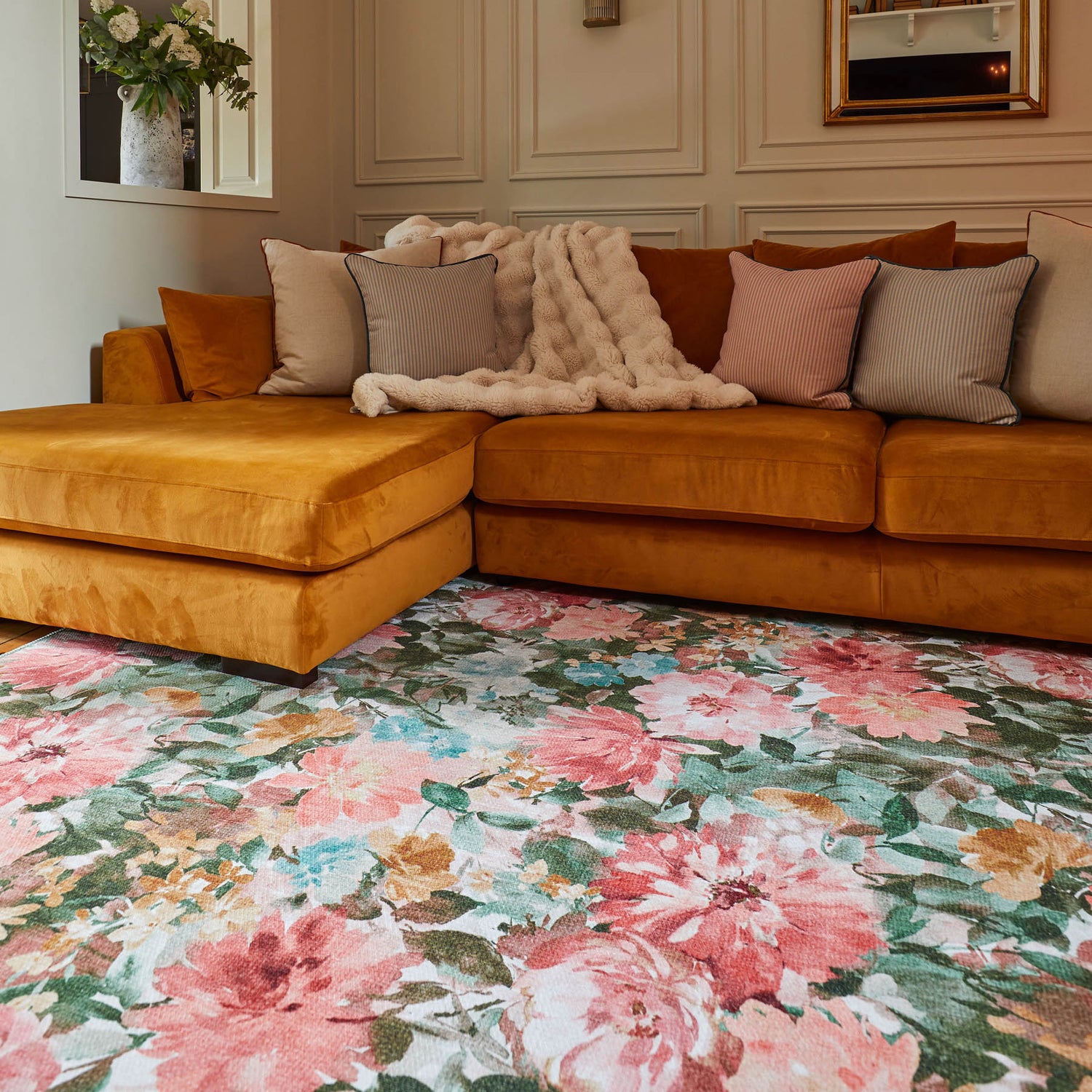 Clarke & Clarke Tahiti Spring Washable Rug - Love-Rugs
