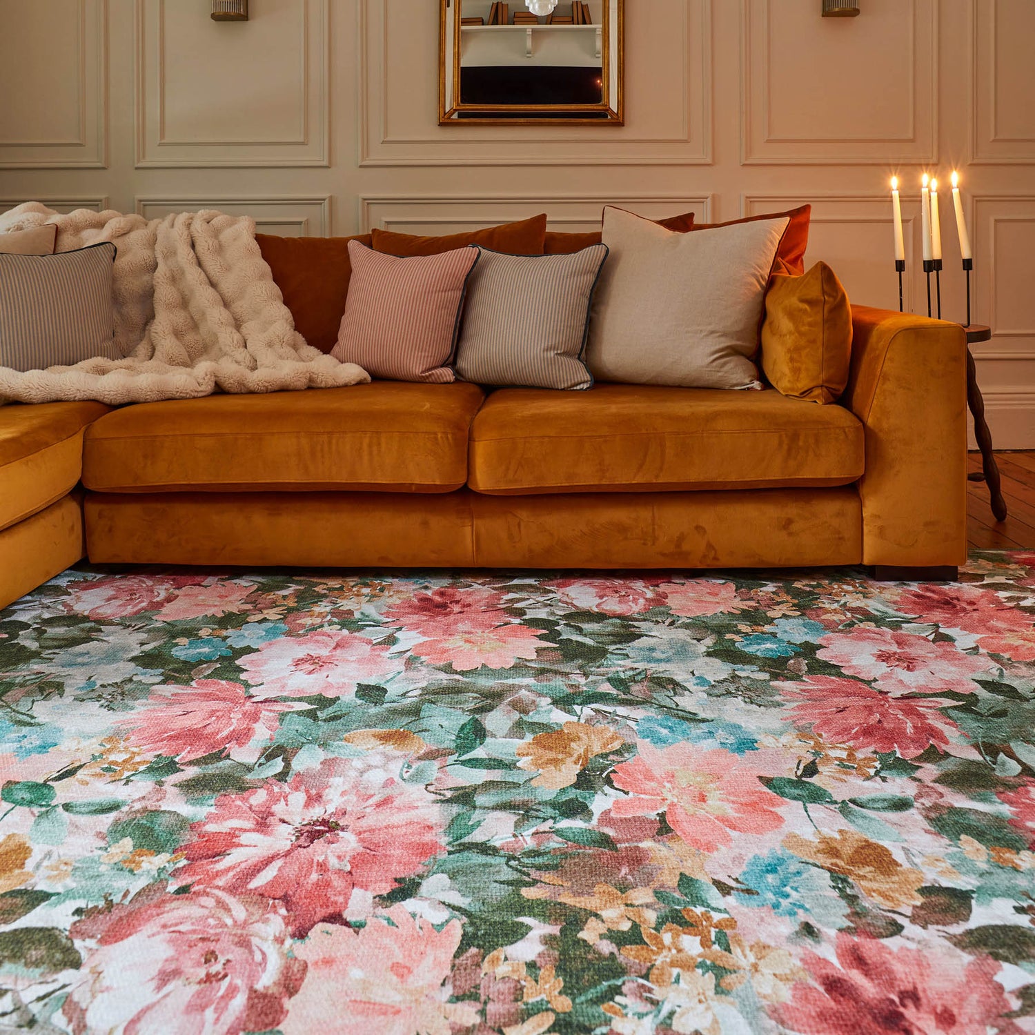 Clarke & Clarke Tahiti Spring Washable Rug - Love-Rugs
