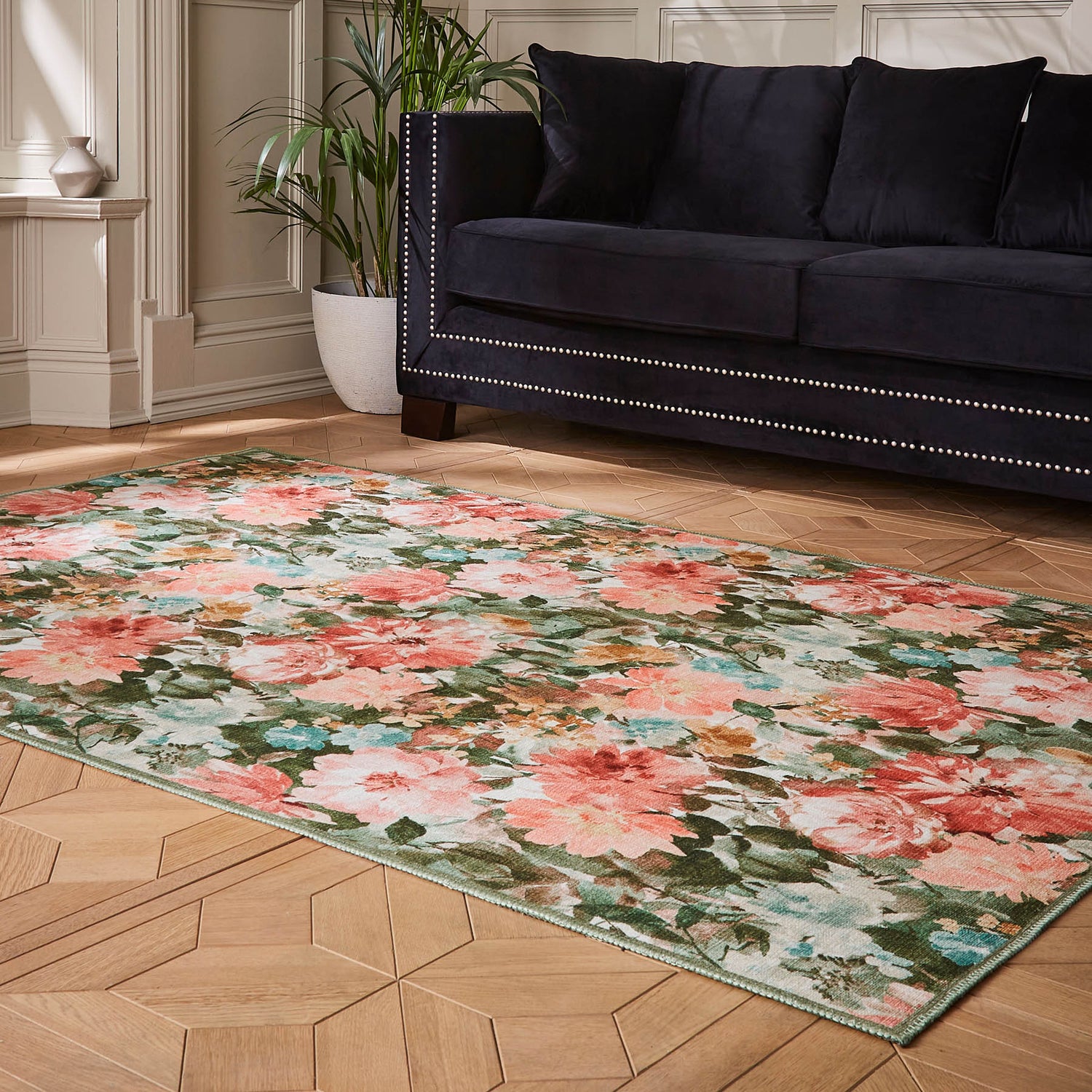 Clarke & Clarke Tahiti Spring Washable Rug - Love-Rugs
