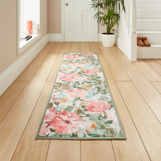 Clarke & Clarke Tahiti Spring Washable Runner Rug - Love-Rugs alternate image