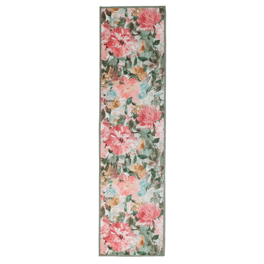 Clarke & Clarke Tahiti Spring Washable Runner Rug - Love-Rugs