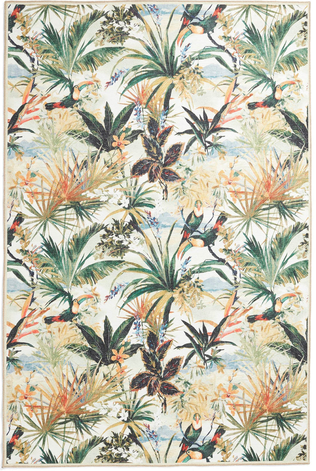 Clarke & Clarke Toucan Antique Washable Rug - Love-Rugs