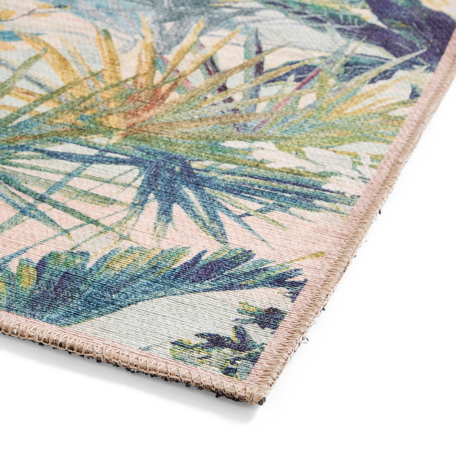 Clarke & Clarke Toucan Blush Washable Rug - Love-Rugs