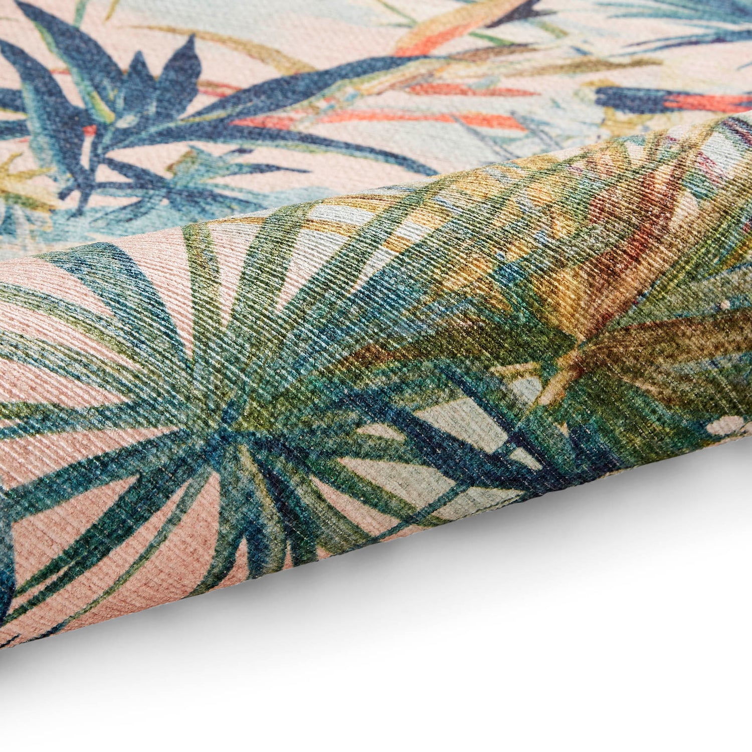 Clarke & Clarke Toucan Blush Washable Rug - Love-Rugs