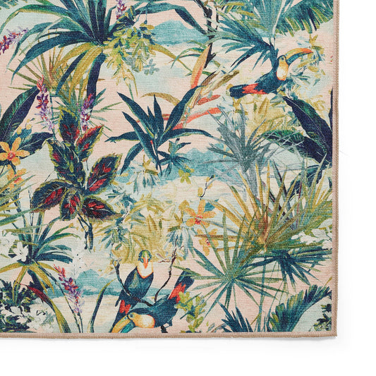 Clarke & Clarke Toucan Blush Washable Runner Rug - Love-Rugs alternate image