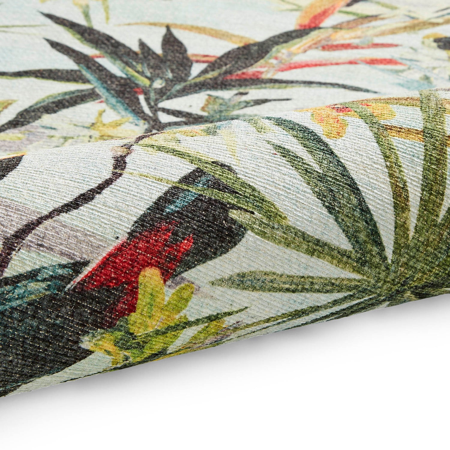 Clarke & Clarke Toucan Sky Washable Rug - Love-Rugs