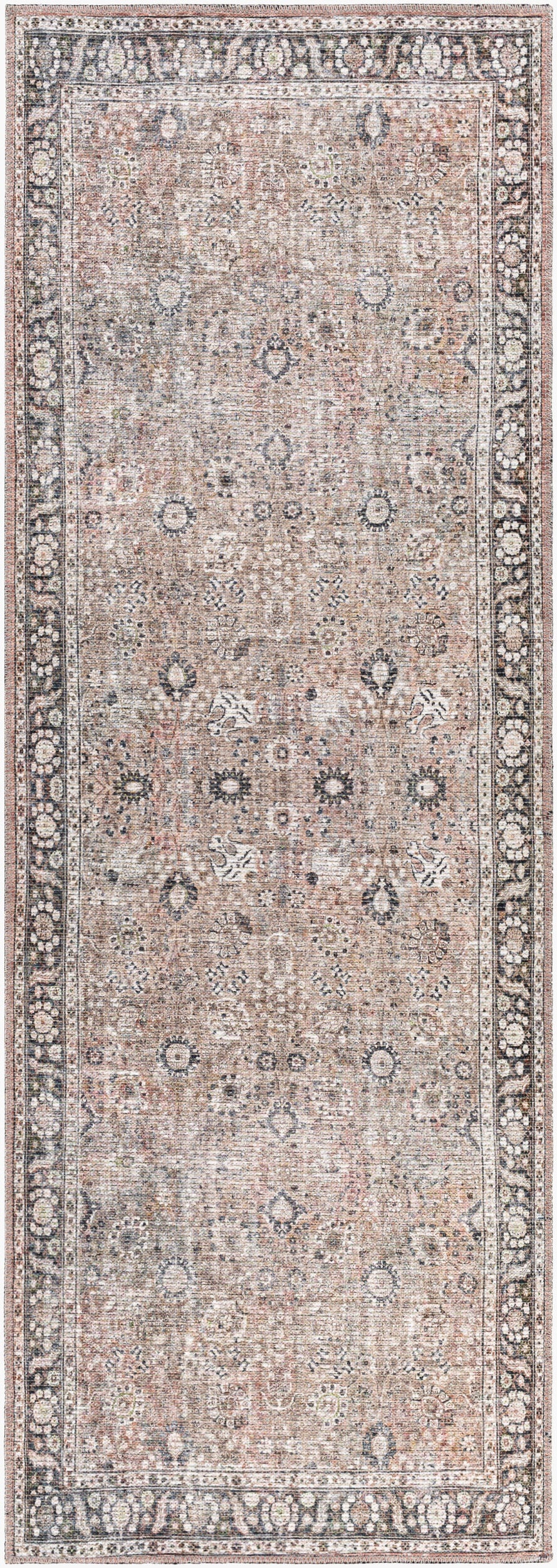 Colin Machine Washable Vintage CLN2300 Runner Rug - Love-Rugs