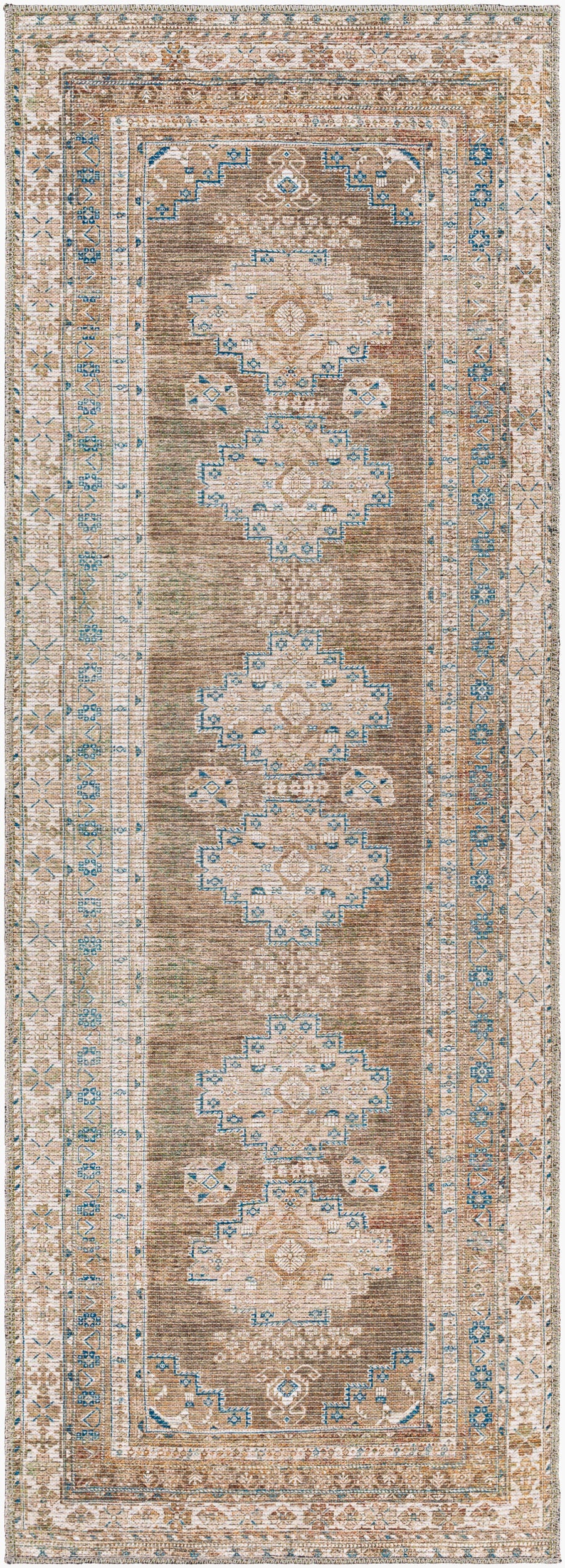 Colin Machine Washable Vintage CLN2303 Runner Rug - Love-Rugs