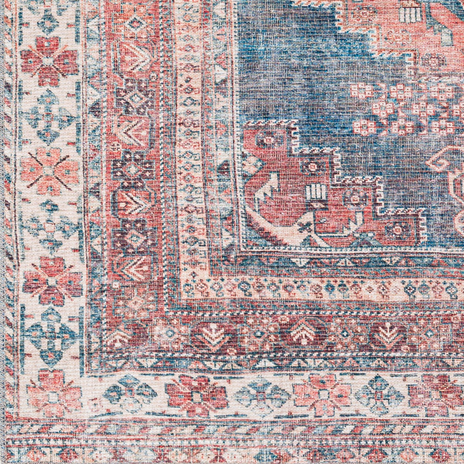Colin Machine Washable Vintage CLN2305 Runner Rug - Love-Rugs