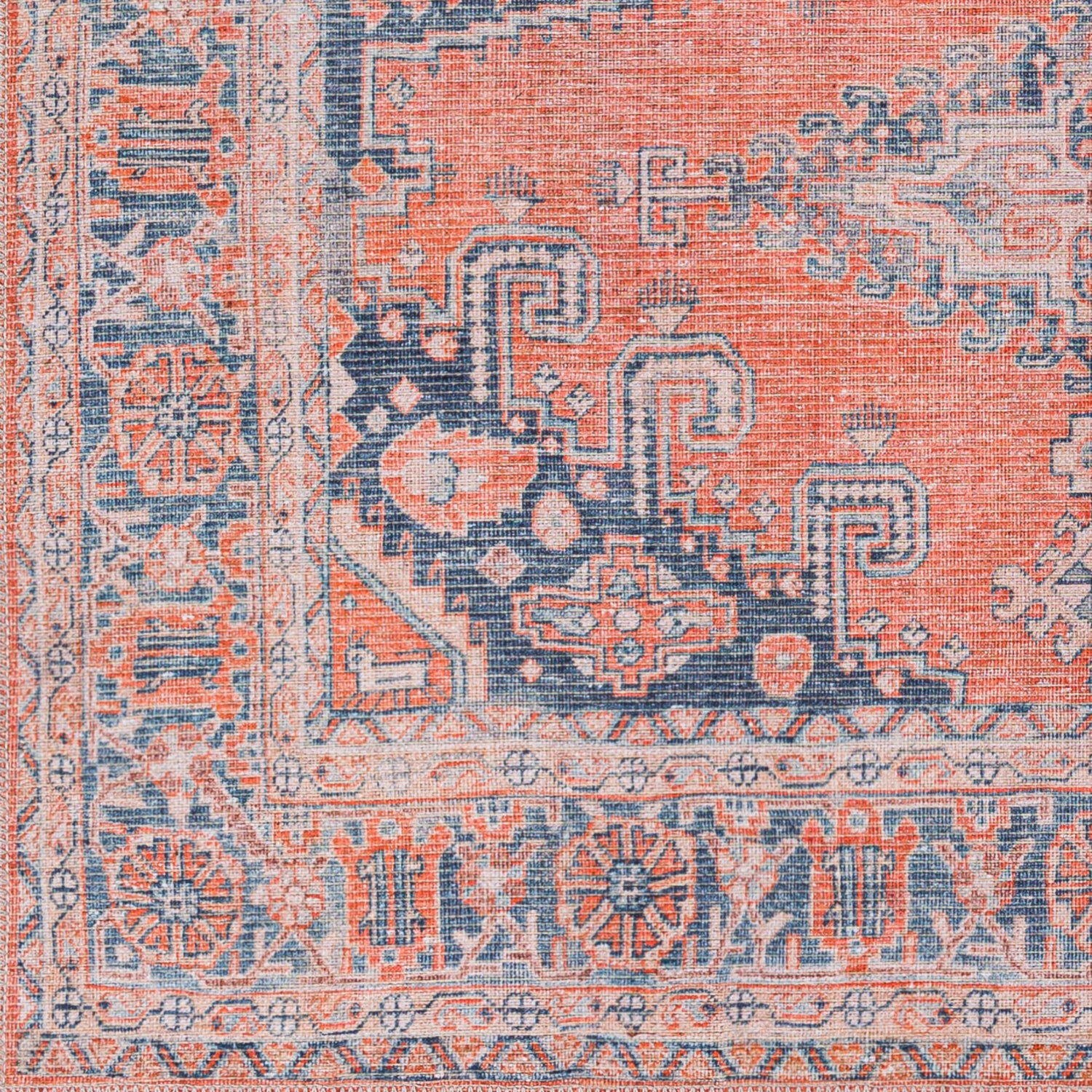 Colin Machine Washable Vintage CLN2306 Runner Rug - Love-Rugs