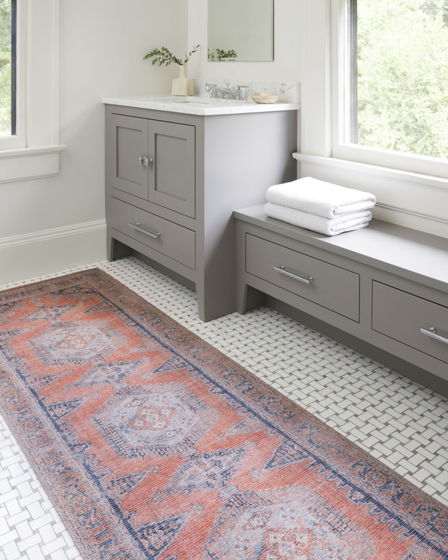 Colin Machine Washable Vintage CLN2306 Runner Rug - Love-Rugs