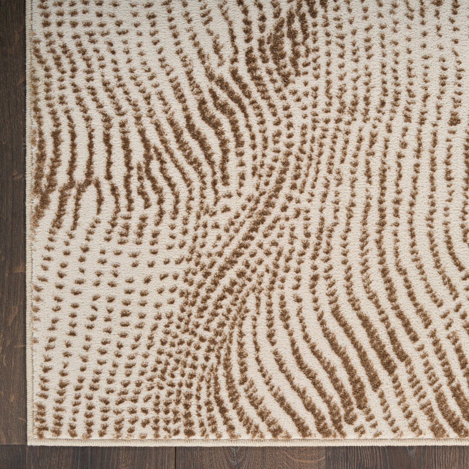DKNY Central Park West CEP01 BGEBN Beige Brown Rug - Love-Rugs