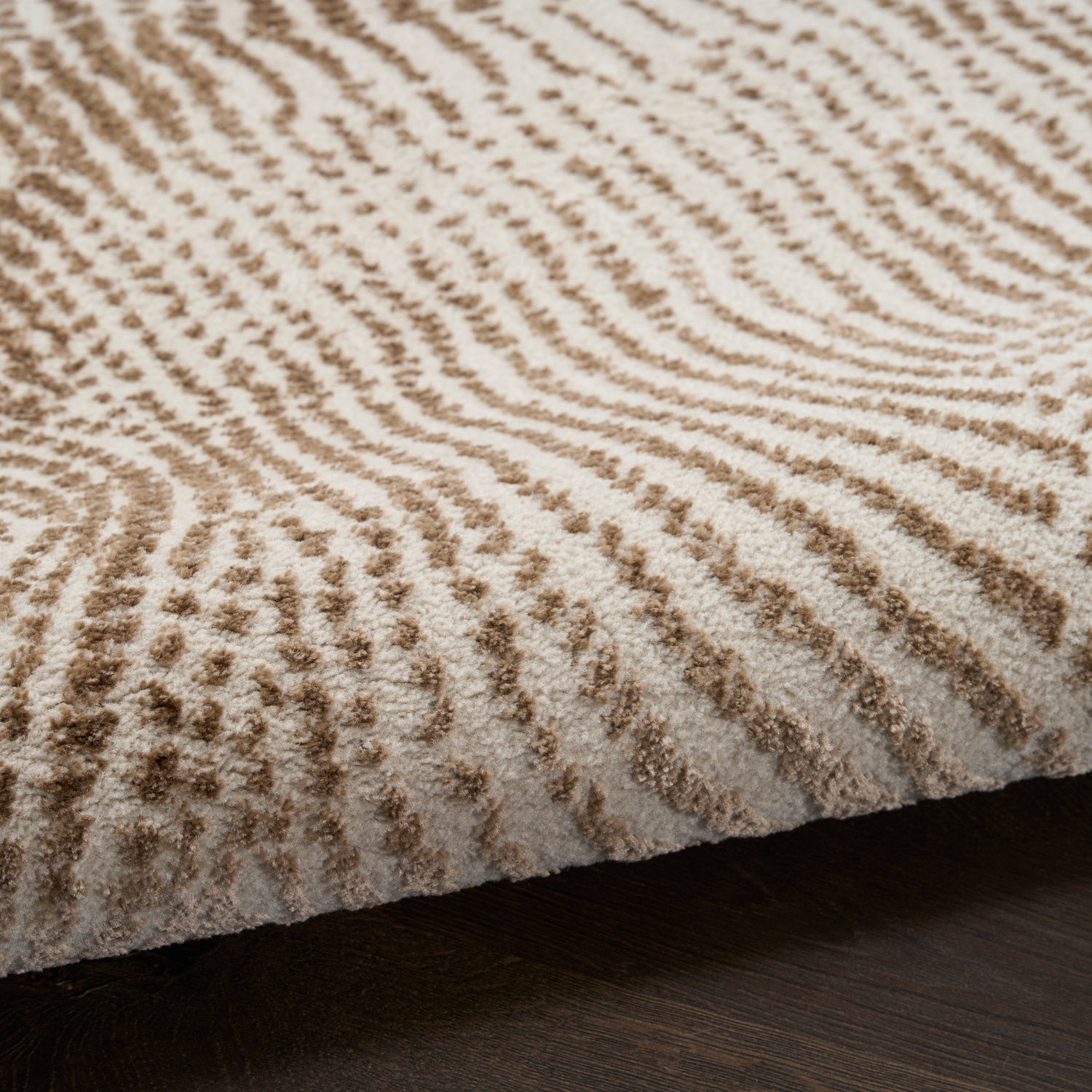DKNY Central Park West CEP01 BGEBN Beige Brown Rug - Love-Rugs