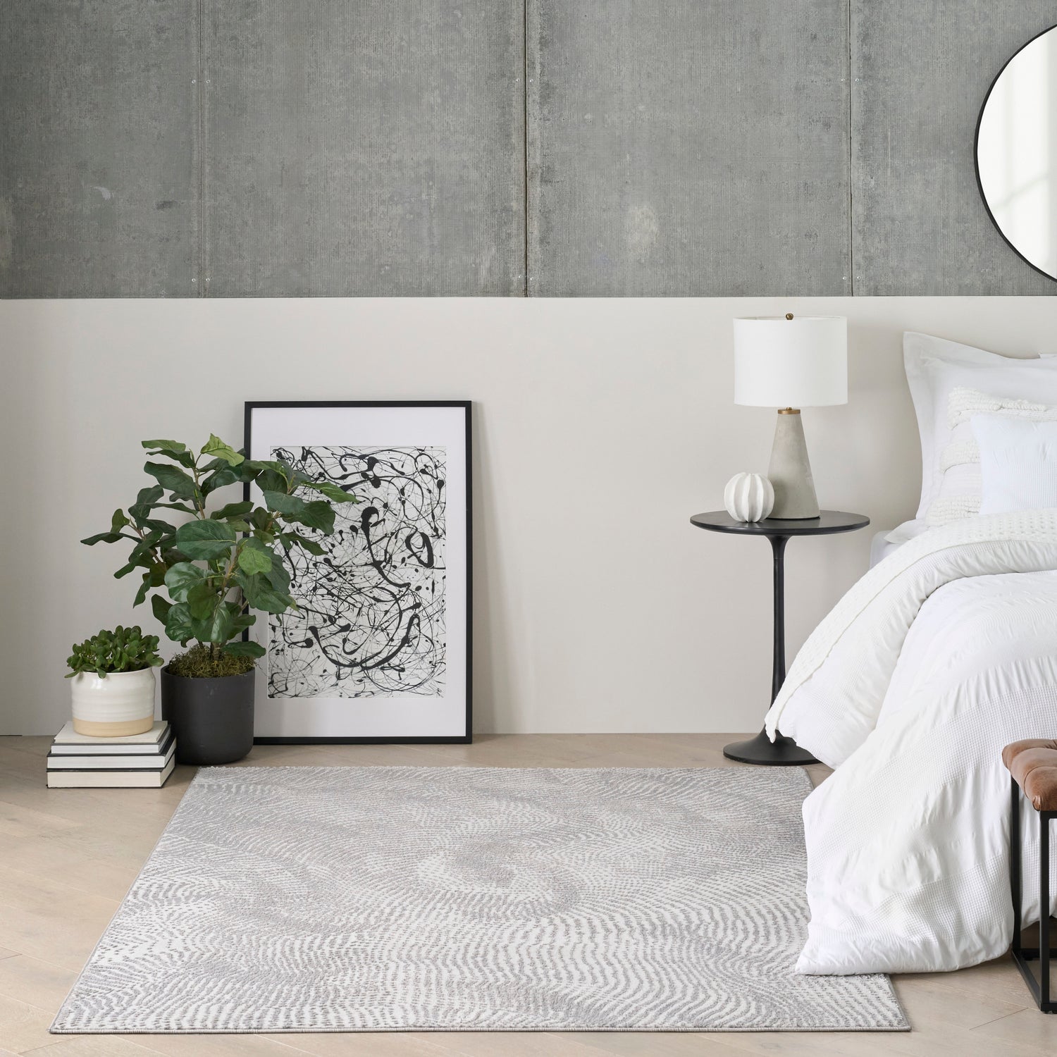 DKNY Central Park West CEP01 Grey Rug - Love-Rugs