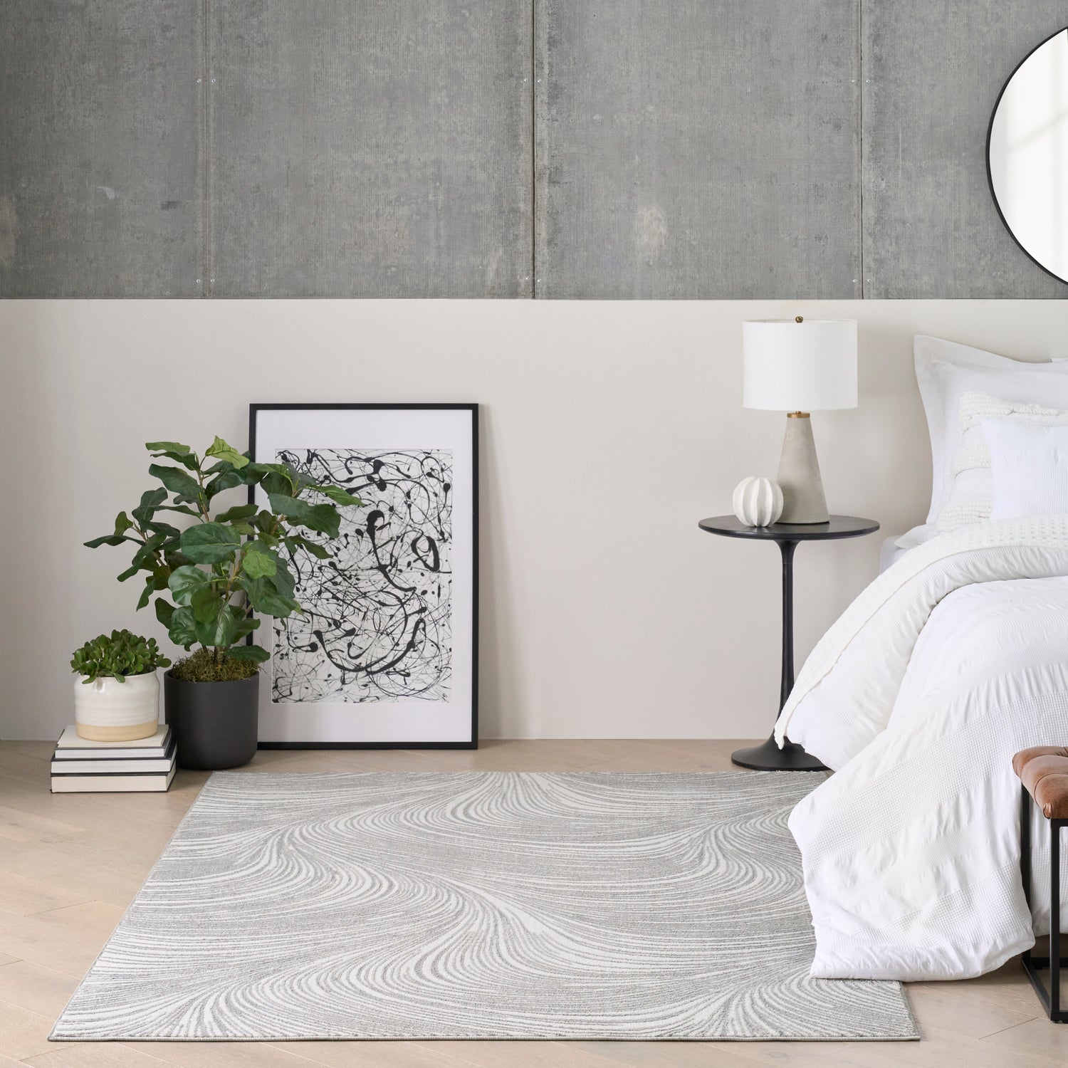 DKNY Central Park West CEP02 Grey Rug - Love-Rugs