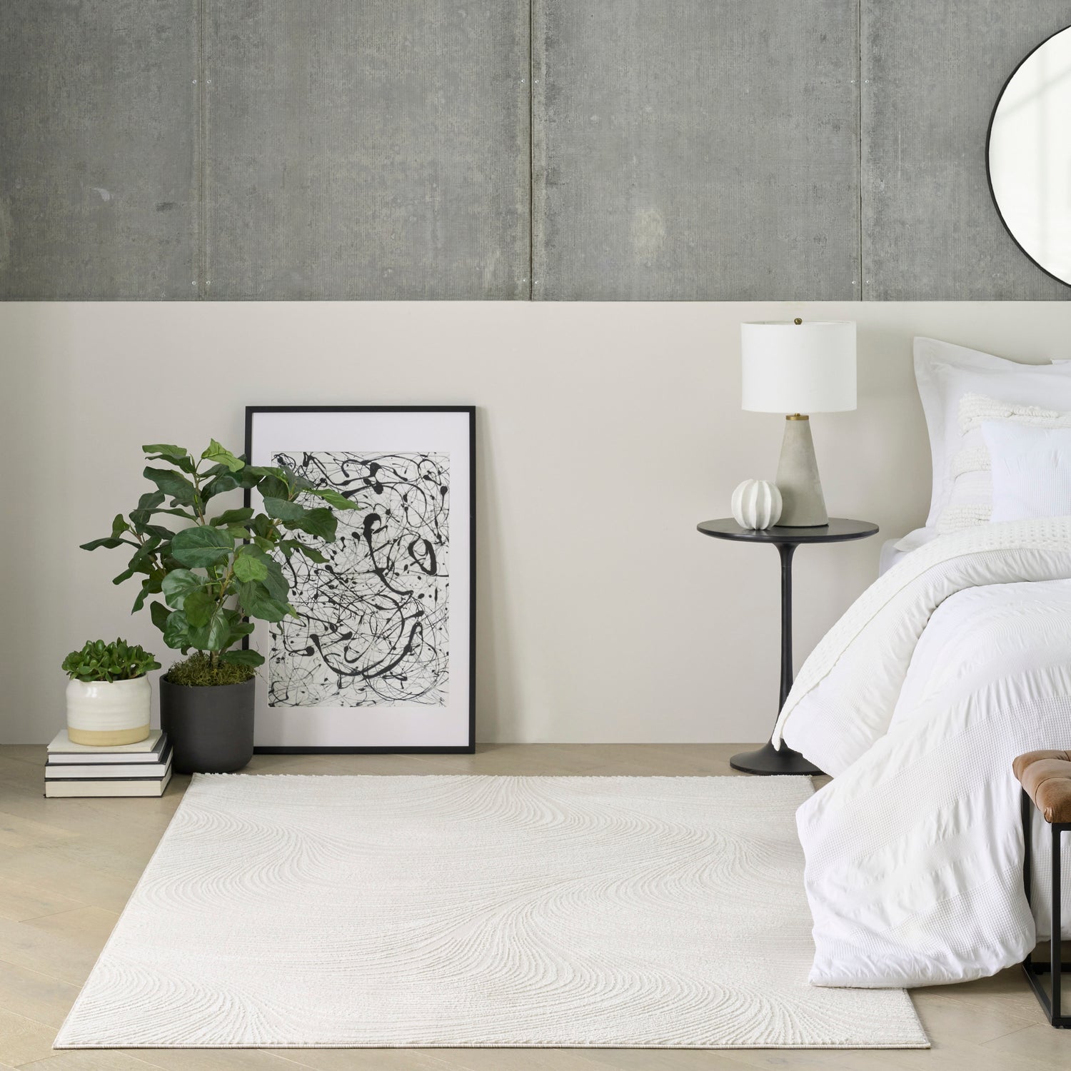 DKNY Central Park West CEP02 Ivory Rug - Love-Rugs