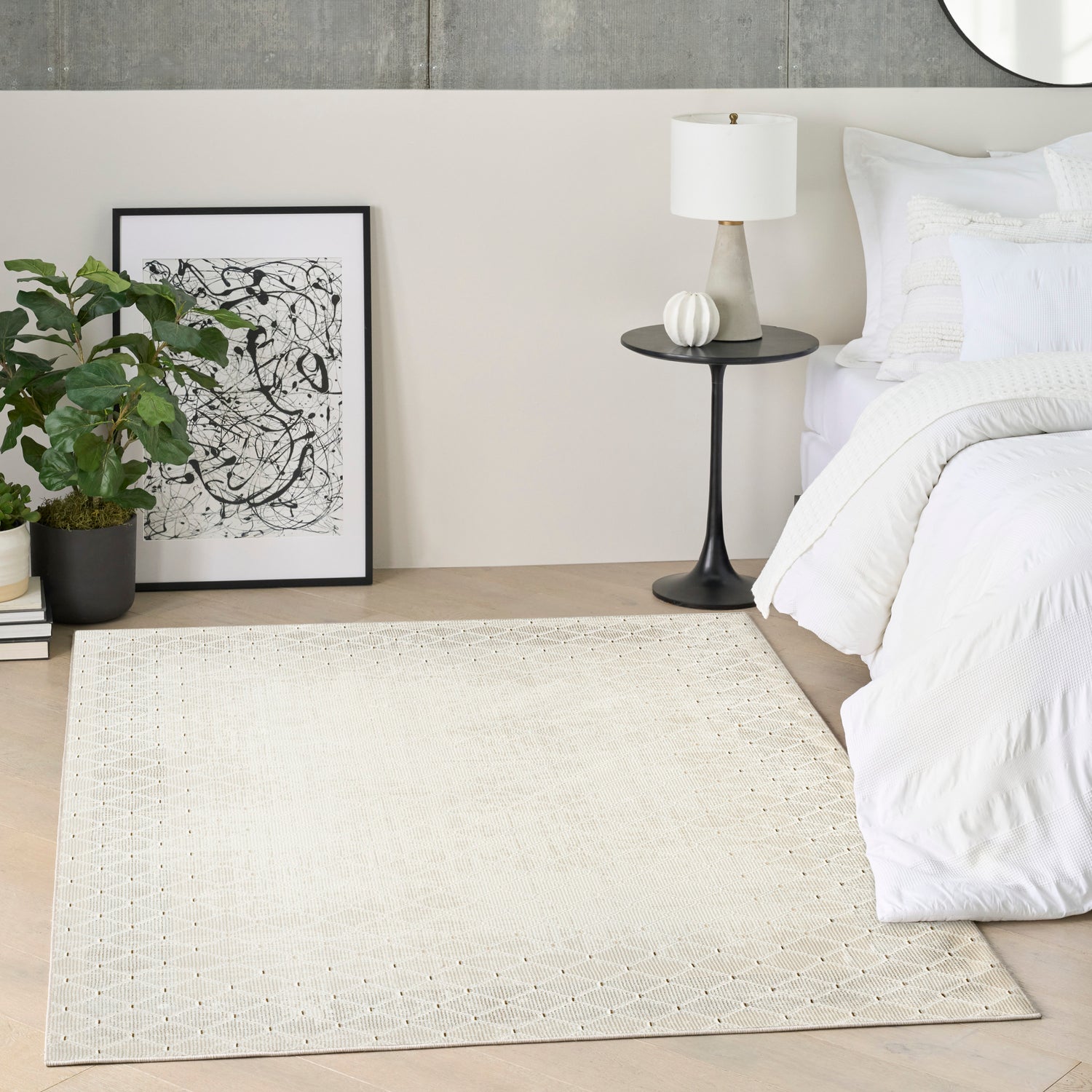 DKNY Grand Street GRN01 Ivory Rug - Love-Rugs
