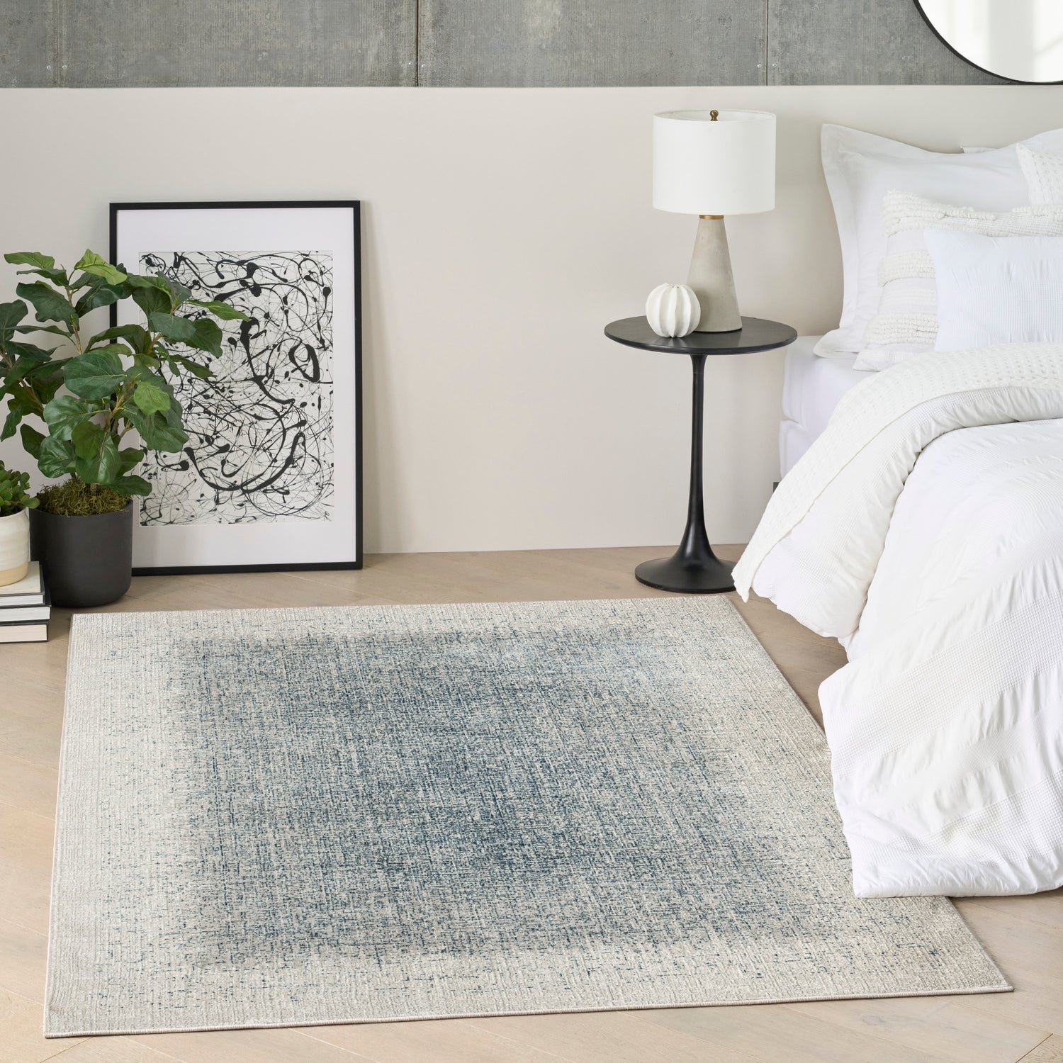 DKNY Grand Street GRN03 IVBLU Rug - Love-Rugs