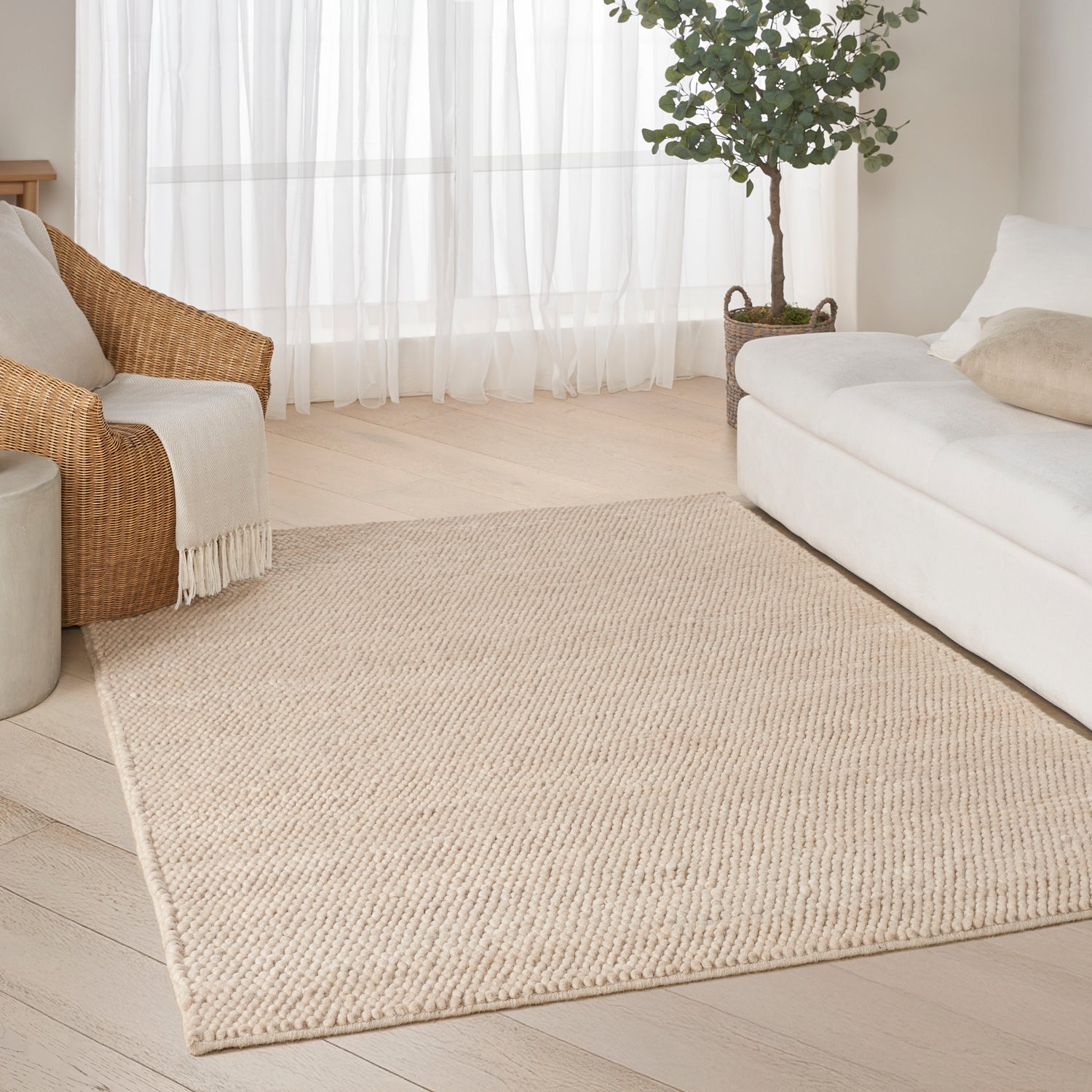 DKNY Pure Knots KNT01 Beige Rug - Love-Rugs