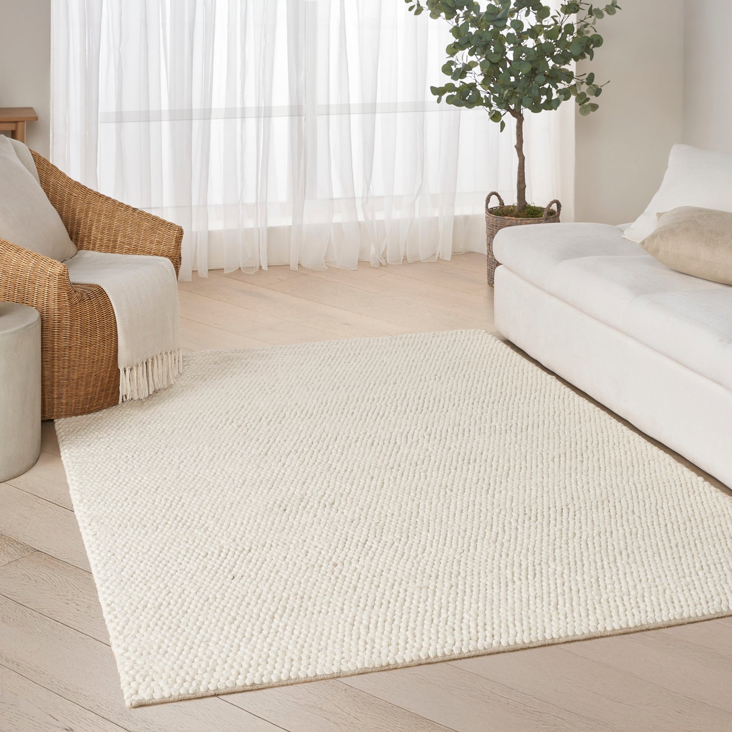 DKNY Pure Knots KNT01 Ivory Rug - Love-Rugs