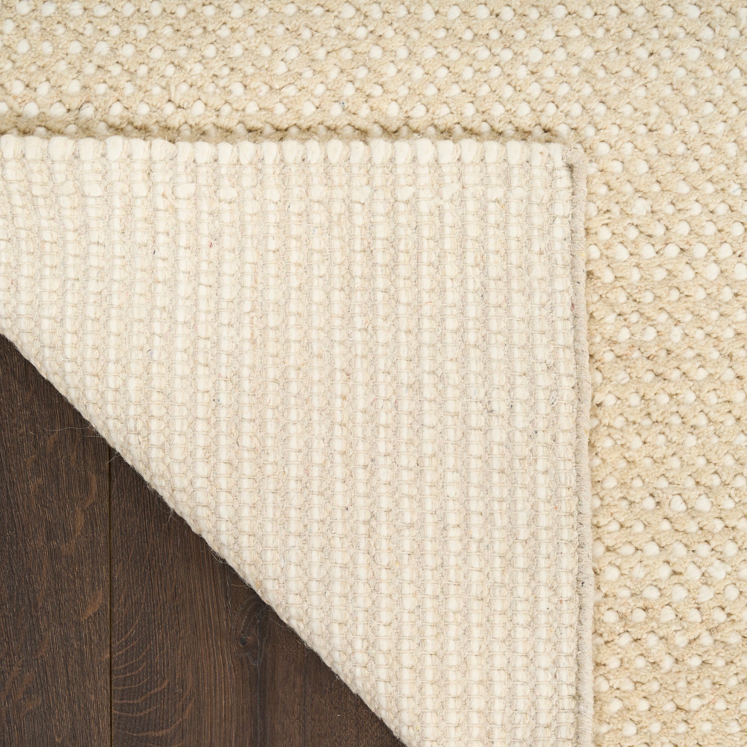 DKNY DKP12 Pure Rows ROW01 Ivory Beige Rug