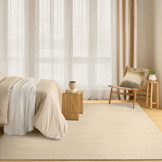 DKNY DKP12 Pure Rows ROW01 Ivory Beige Rug alternate image