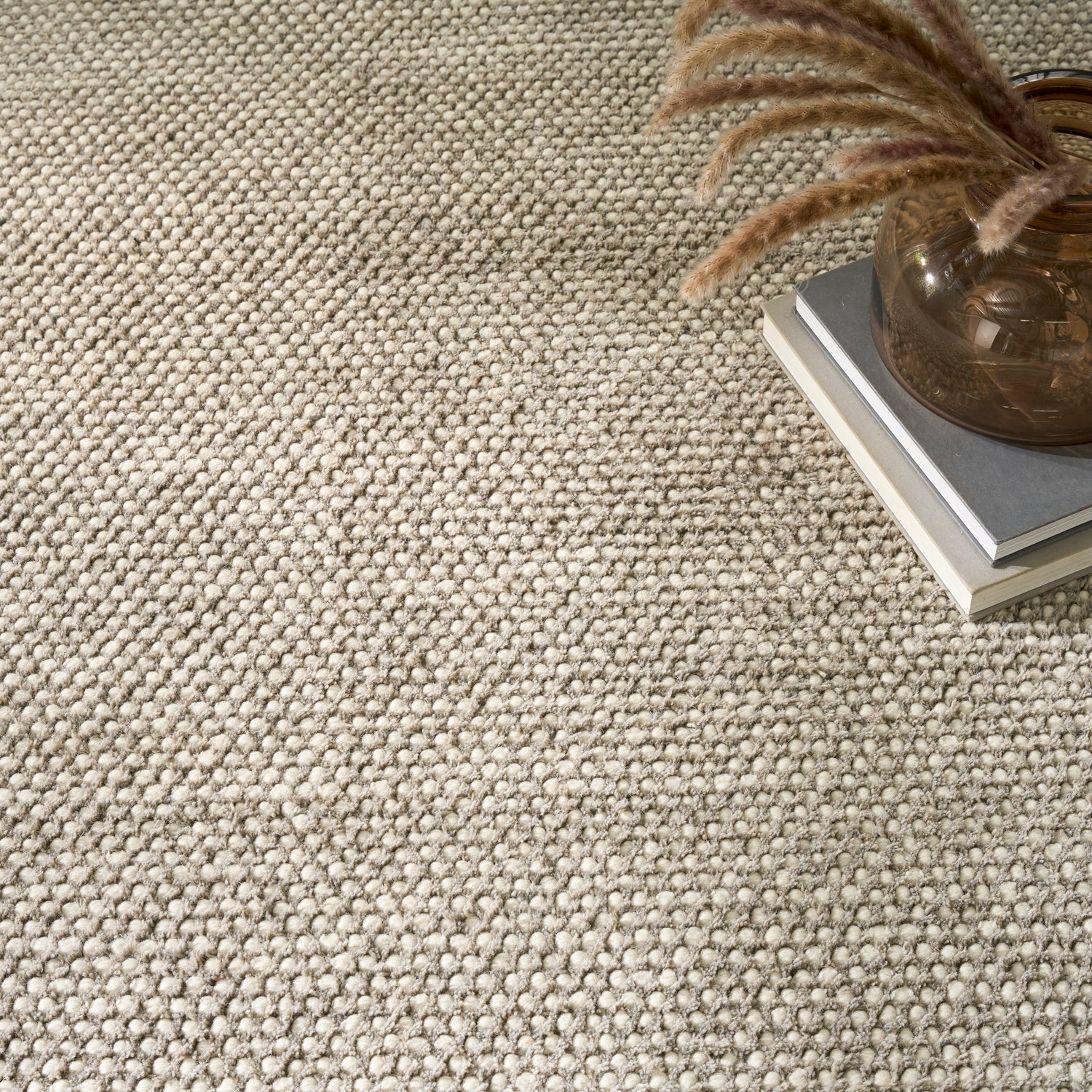 DKNY DKP12 Pure Rows ROW01 Ivory Grey Rug