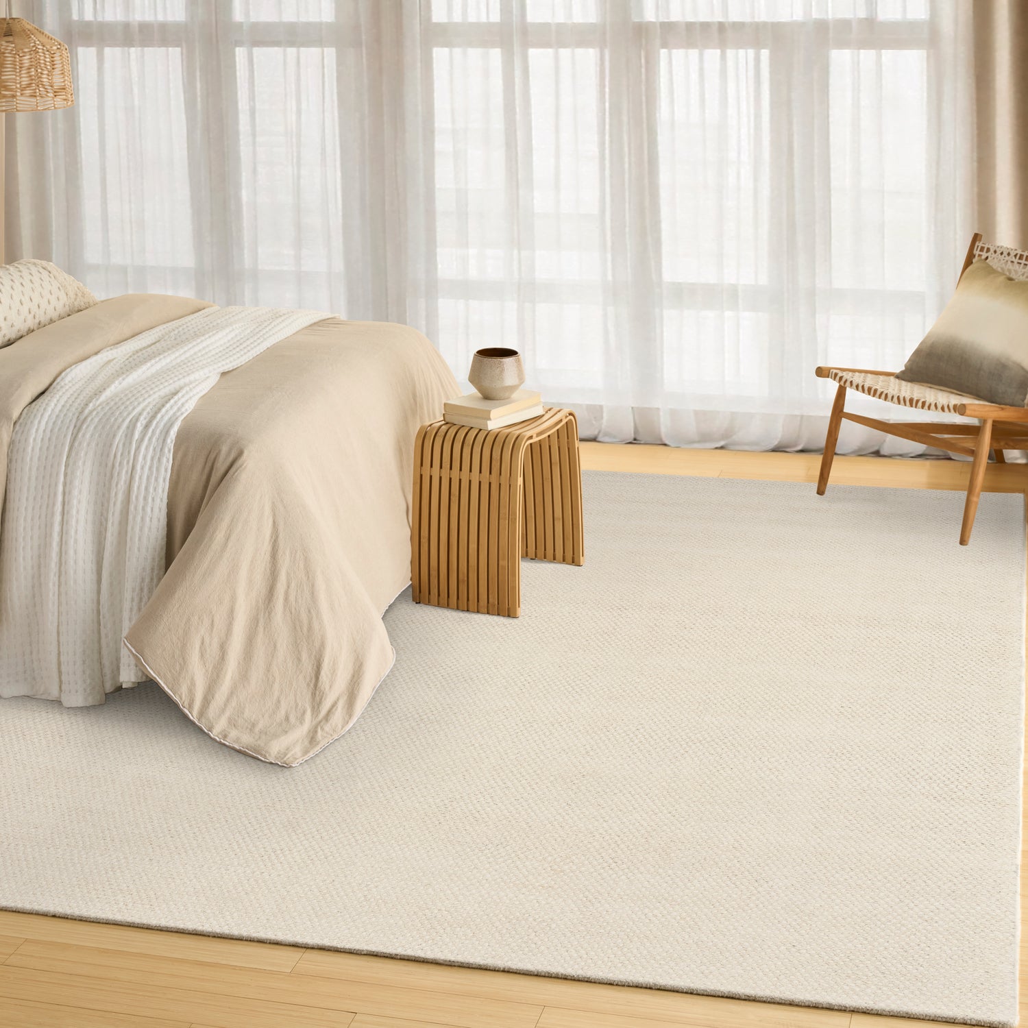 DKNY DKP12 Pure Rows ROW01 Ivory Rug