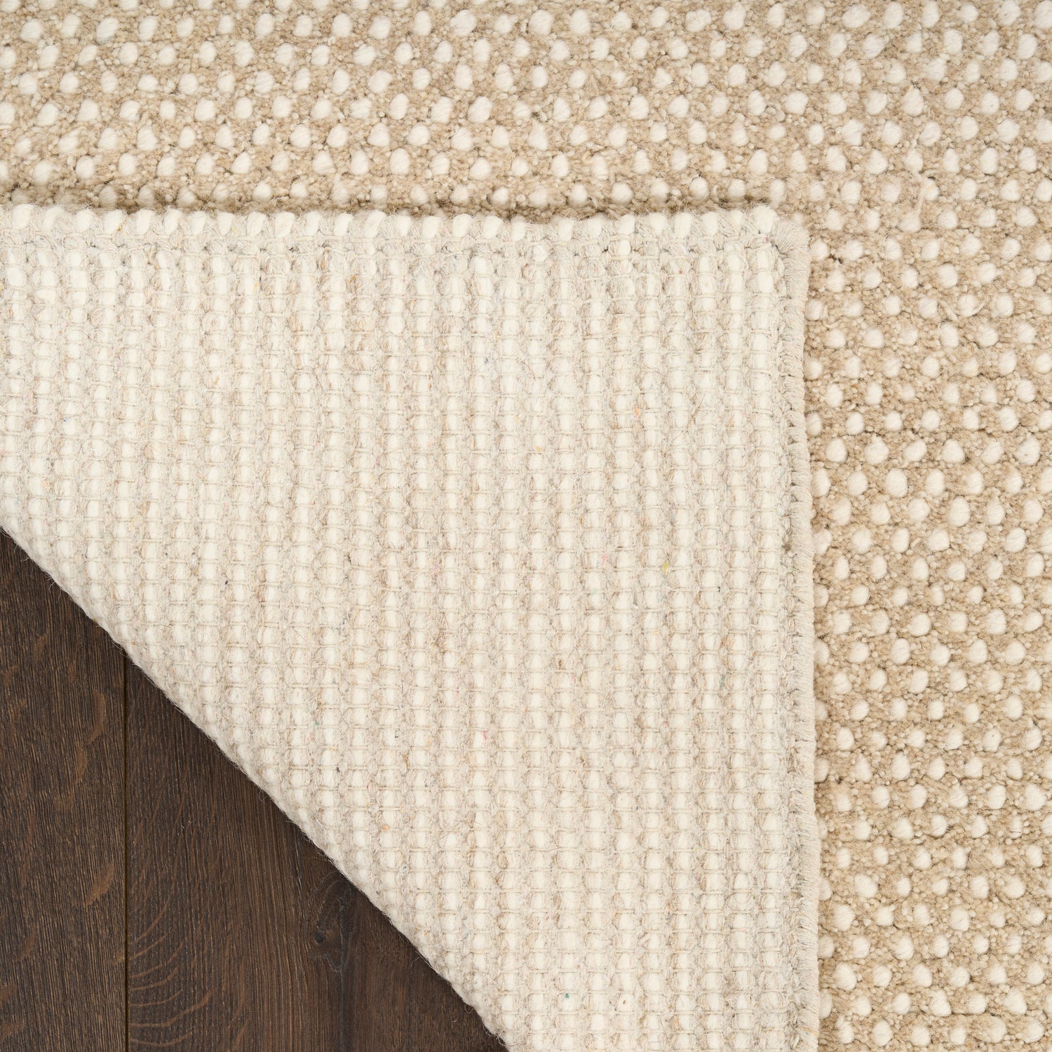 DKNY DKP12 Pure Rows ROW01 Ivory Taupe Rug