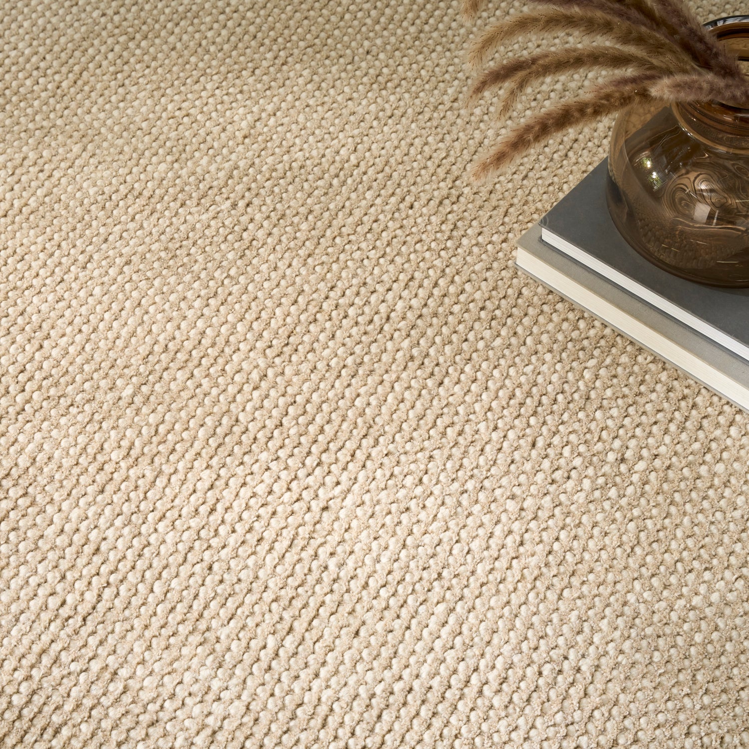 DKNY DKP12 Pure Rows ROW01 Ivory Taupe Rug