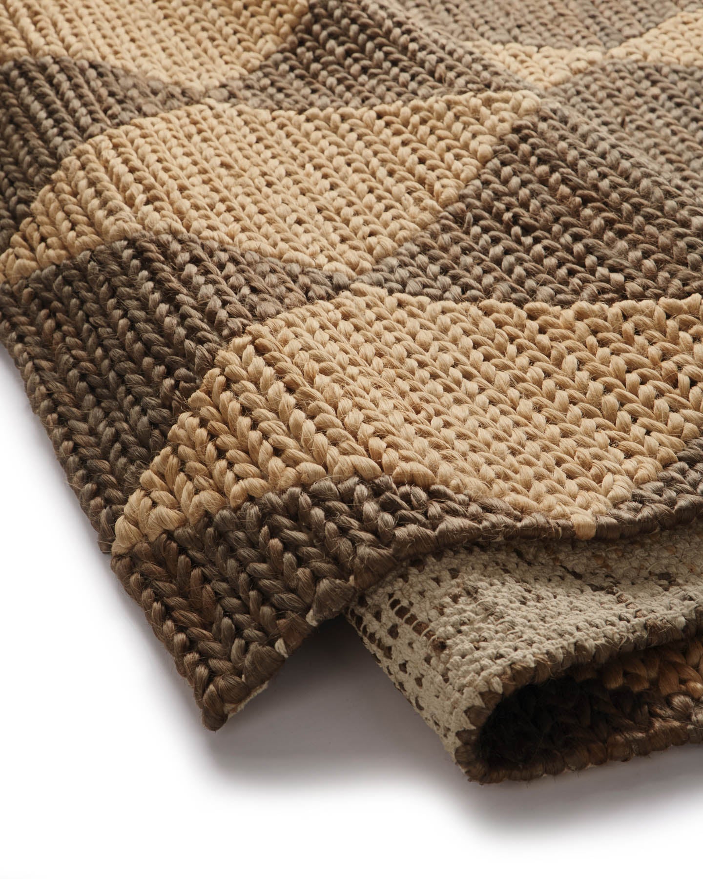 Origins Diamond Jute Natural Brown Rug