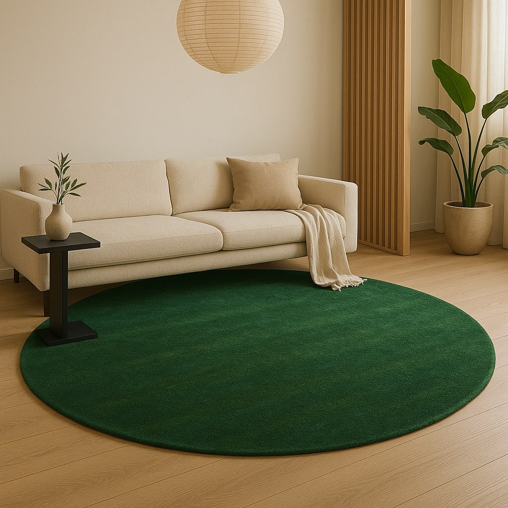 Round Are Rug Green Elgin Green Round Rug – Love-Rugs