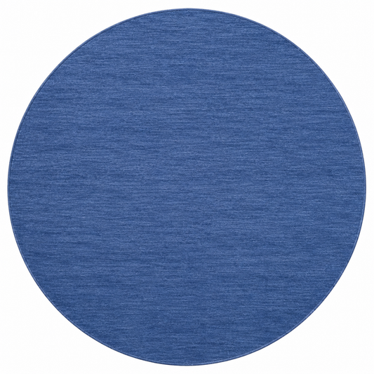 Elgin Midnight Chambray Blue Round Rug alternate image