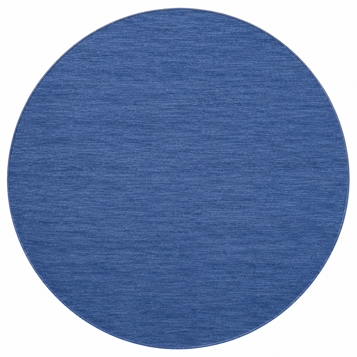 Elgin Midnight Chambray Blue Round Rug