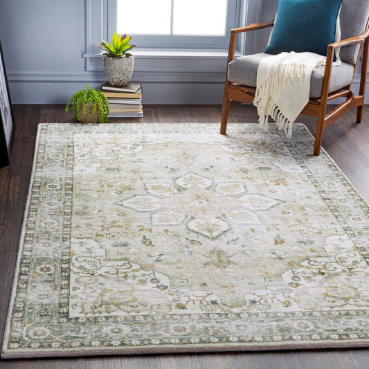 Erin Vintage Oriental Boho Sky Blue ERN2310 Rug - Love-Rugs alternate image