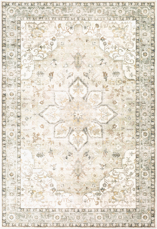 Erin Vintage Oriental Boho Sky Blue ERN2310 Rug - Love-Rugs