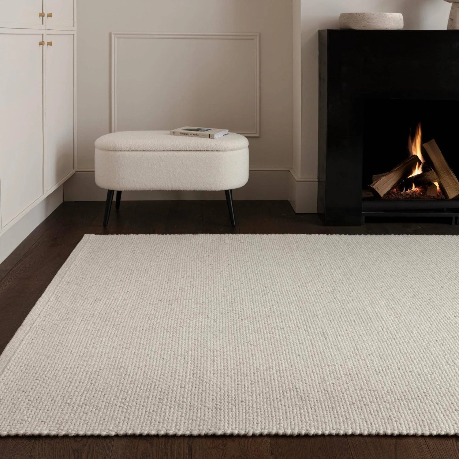 Finley Ivory Marl Rug - Love-Rugs