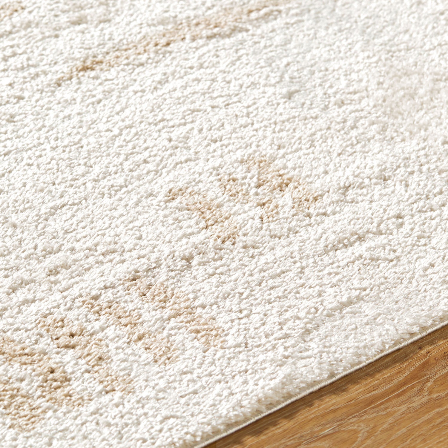 Fossay Shag Machine Washable Modern Shaggy Beige FSG2301 Rug - Love-Rugs