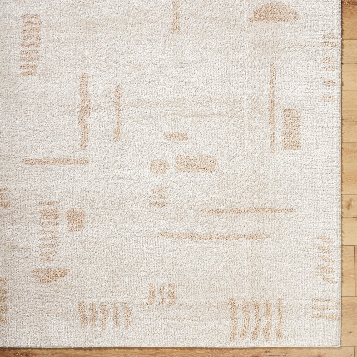 Fossay Shag Machine Washable Modern Shaggy Beige FSG2301 Rug - Love-Rugs