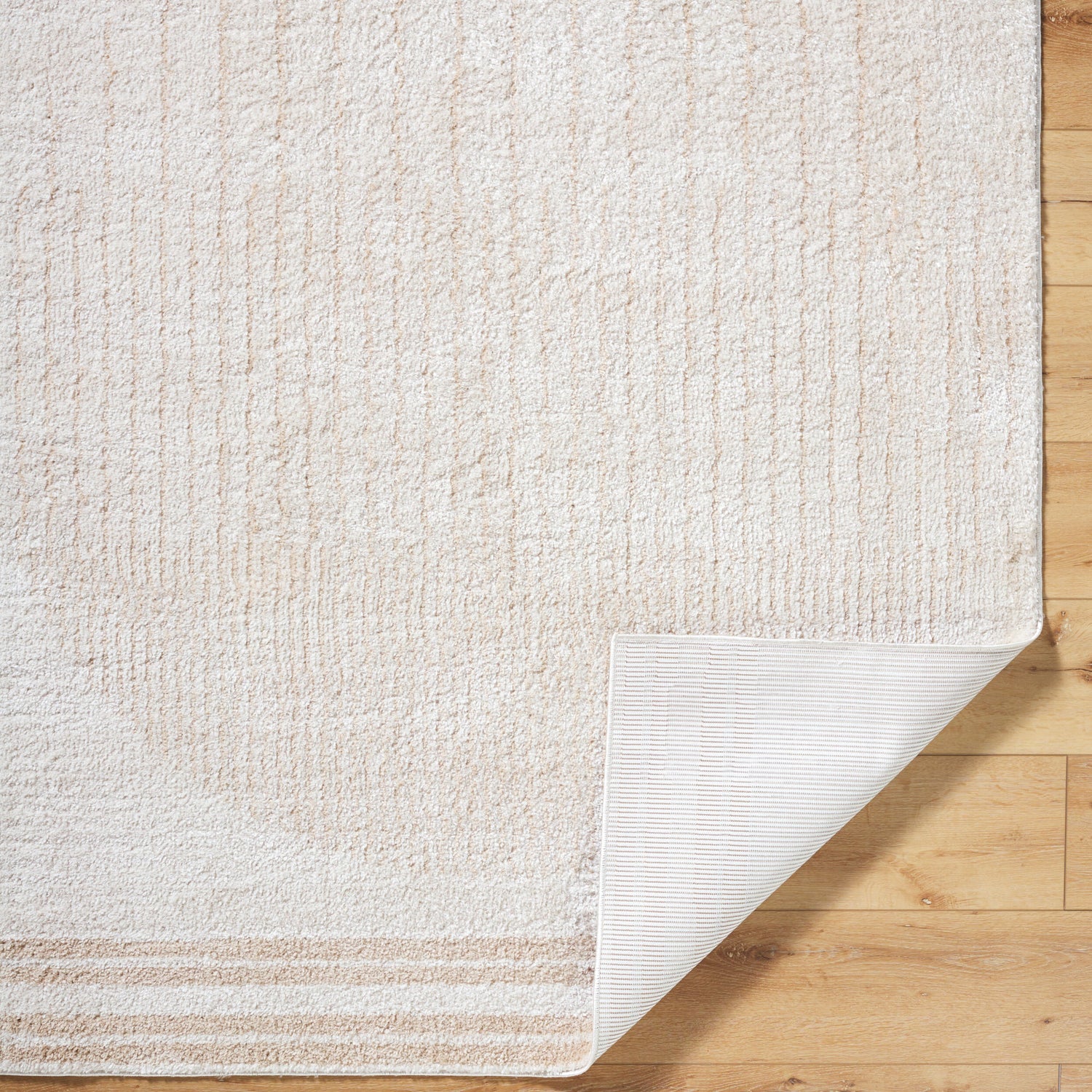 Fossay Shag Machine Washable Modern Shaggy Beige FSG2306 Rug - Love-Rugs