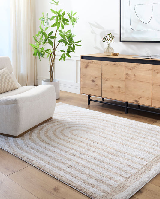 Fossay Shag Machine Washable Modern Shaggy Beige FSG2311 Rug - Love-Rugs alternate image