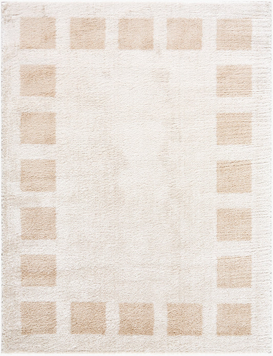 Fossay Shag Machine Washable Modern Shaggy Beige FSG2314 Rug - Love-Rugs