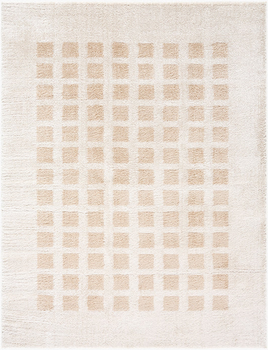 Fossay Shag Machine Washable Modern Shaggy Beige FSG2319 Rug - Love-Rugs